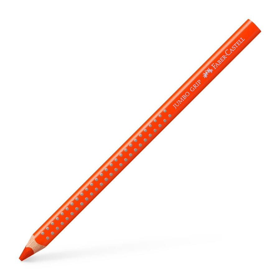 Jumbo Grip akvarel trekant mørk orange