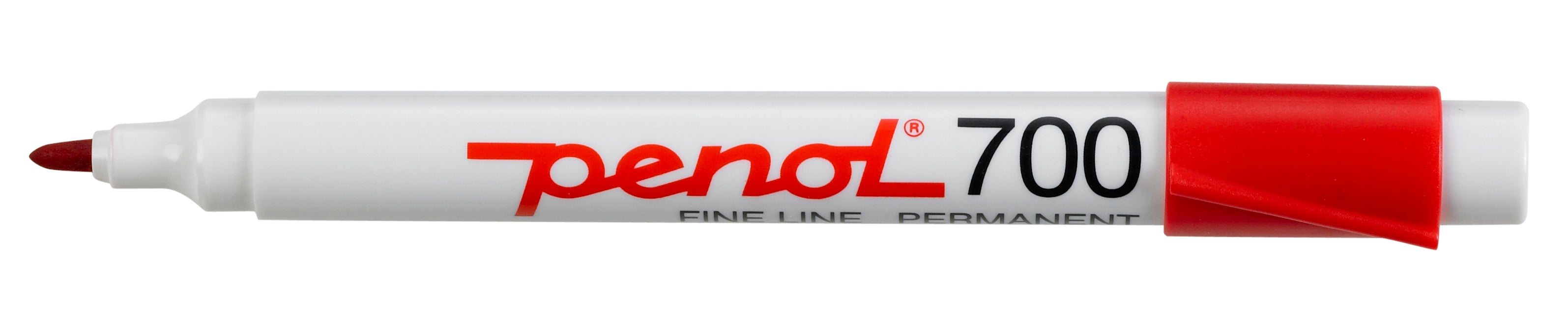 Penol 700 Mærkepen 1.5mm Rød (Plast)