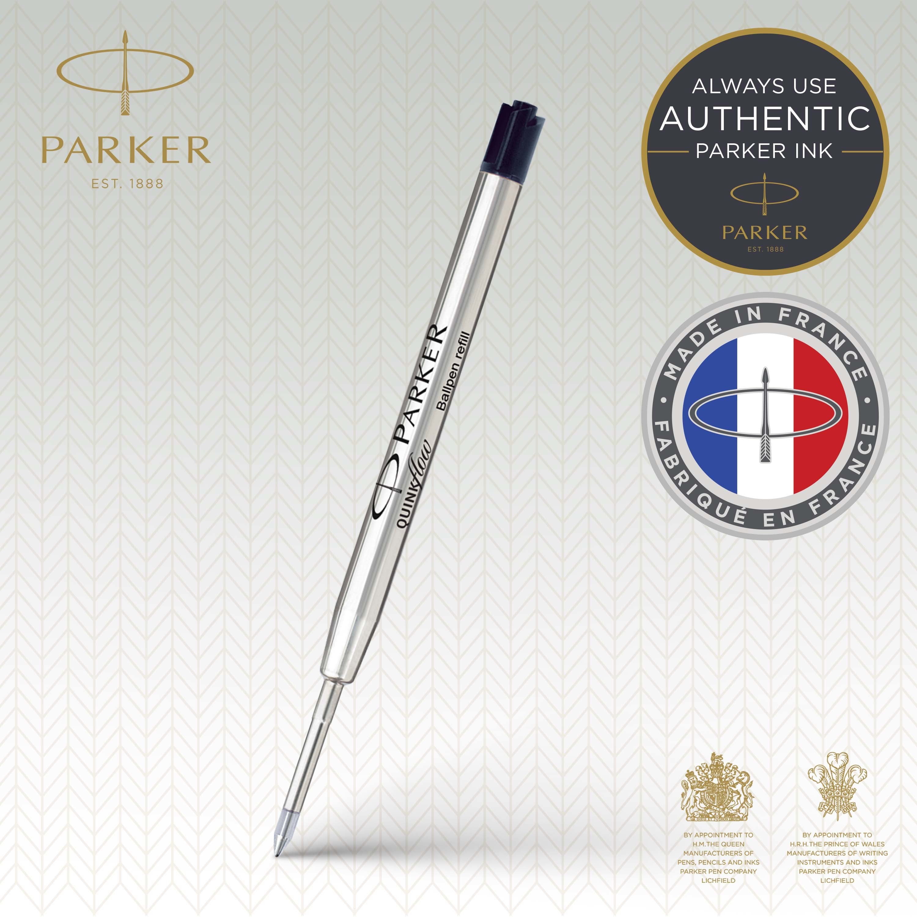 Parker Quink Flow KP F Sort Blister