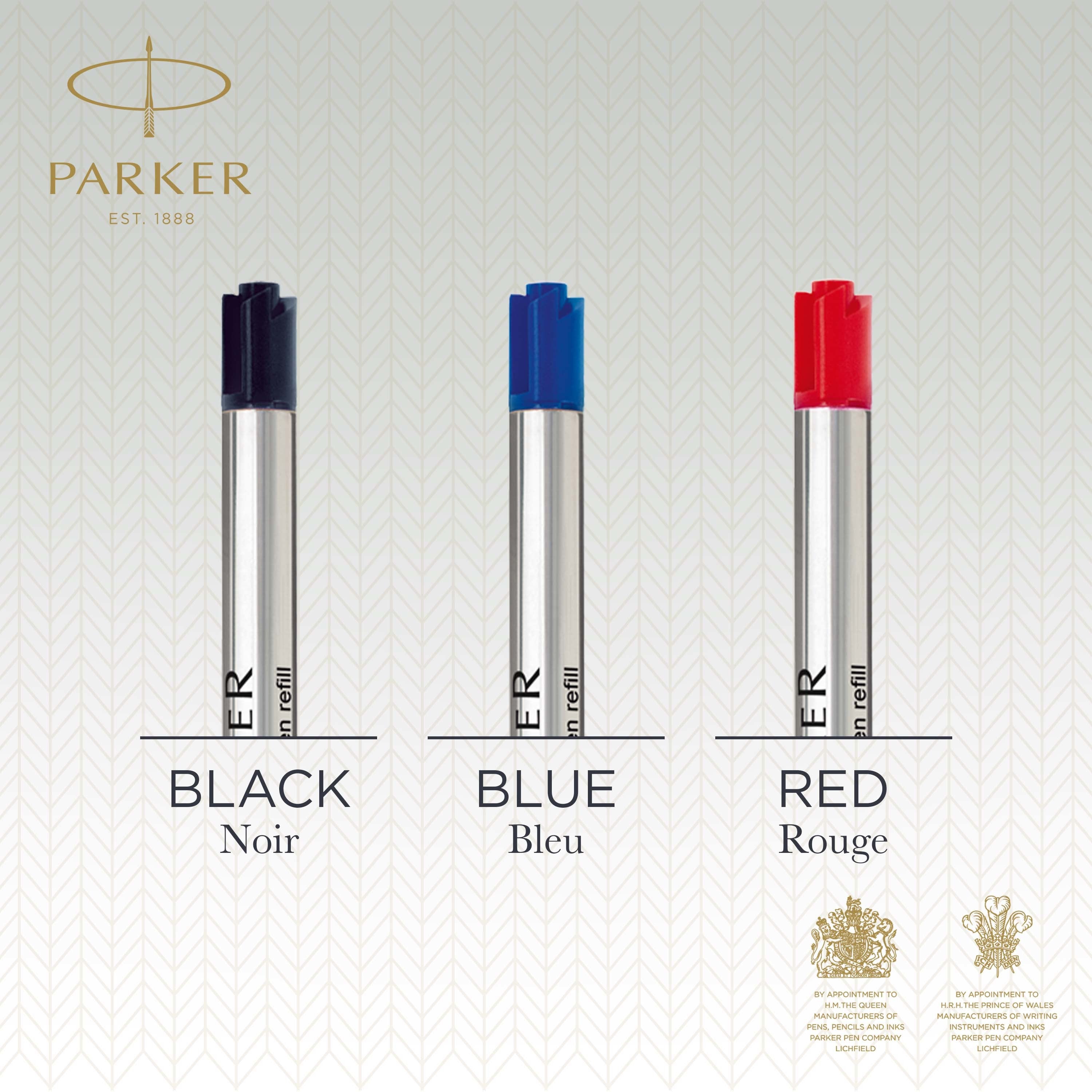 Parker Quink Flow KP F Sort Blister