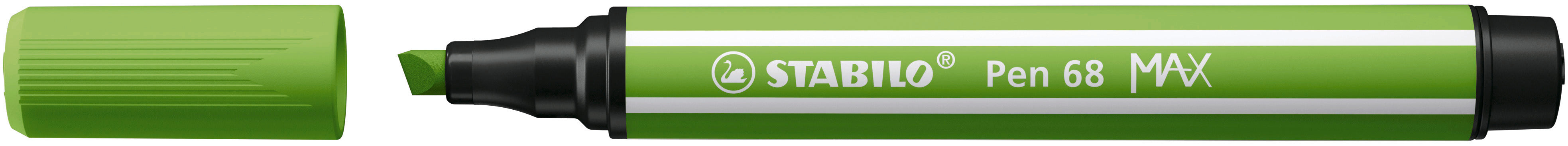 STABILO Pen 68 MAX – Premium Tuschpen med Kilespids – Vandbaseret