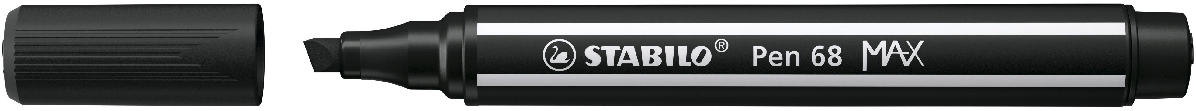 STABILO Pen 68 MAX – Premium Tuschpen med Kilespids – Vandbaseret