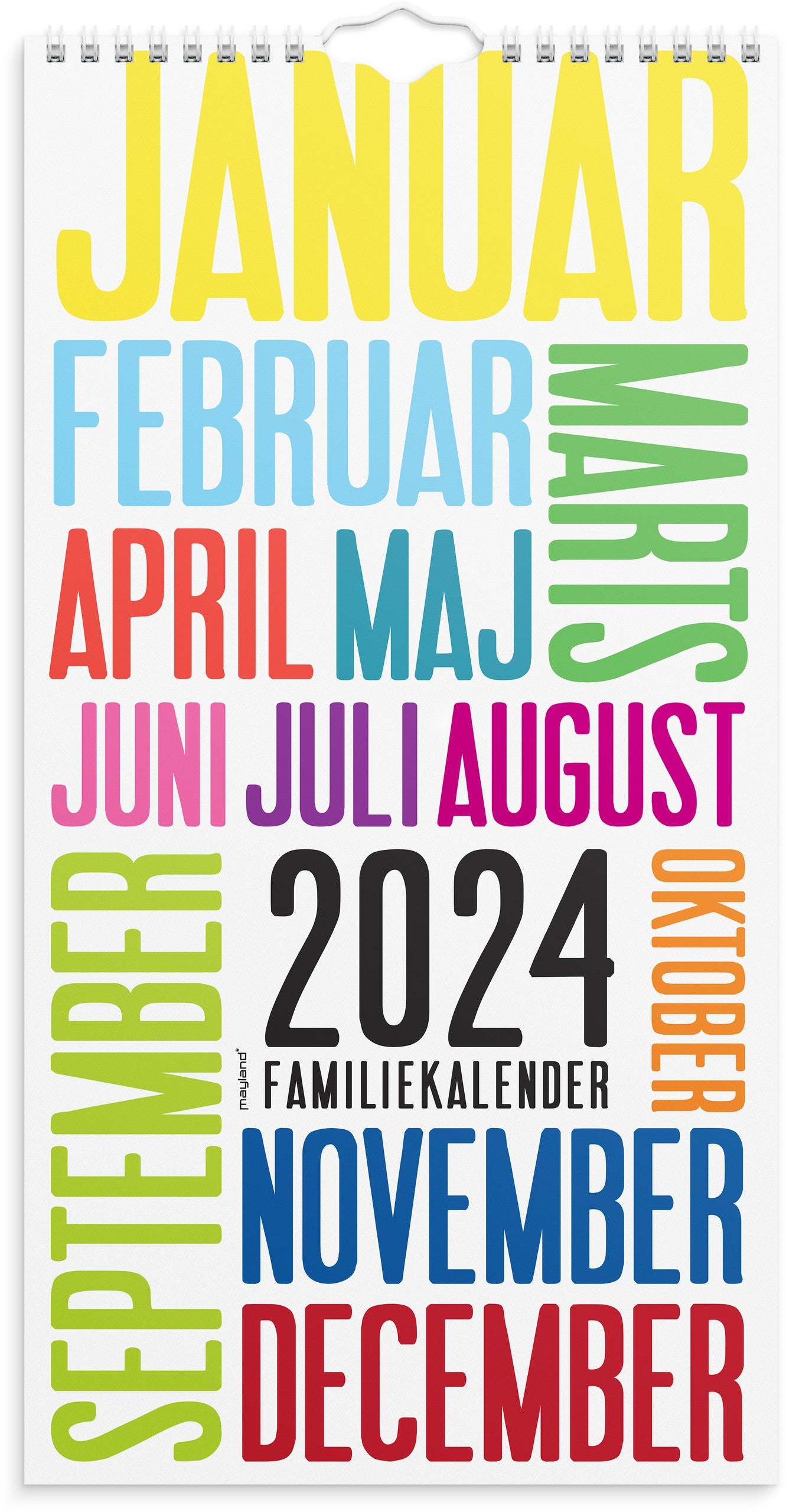 Familiekalender TrendArt 2024