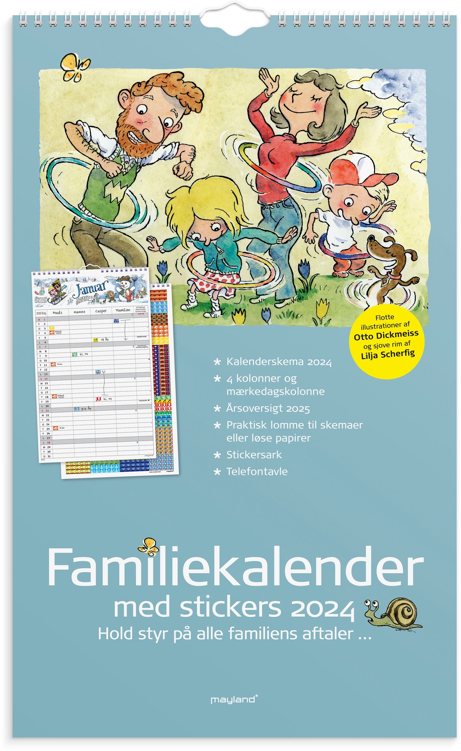 Familiekalender Otto Dickmeiss 4 kol. 2024