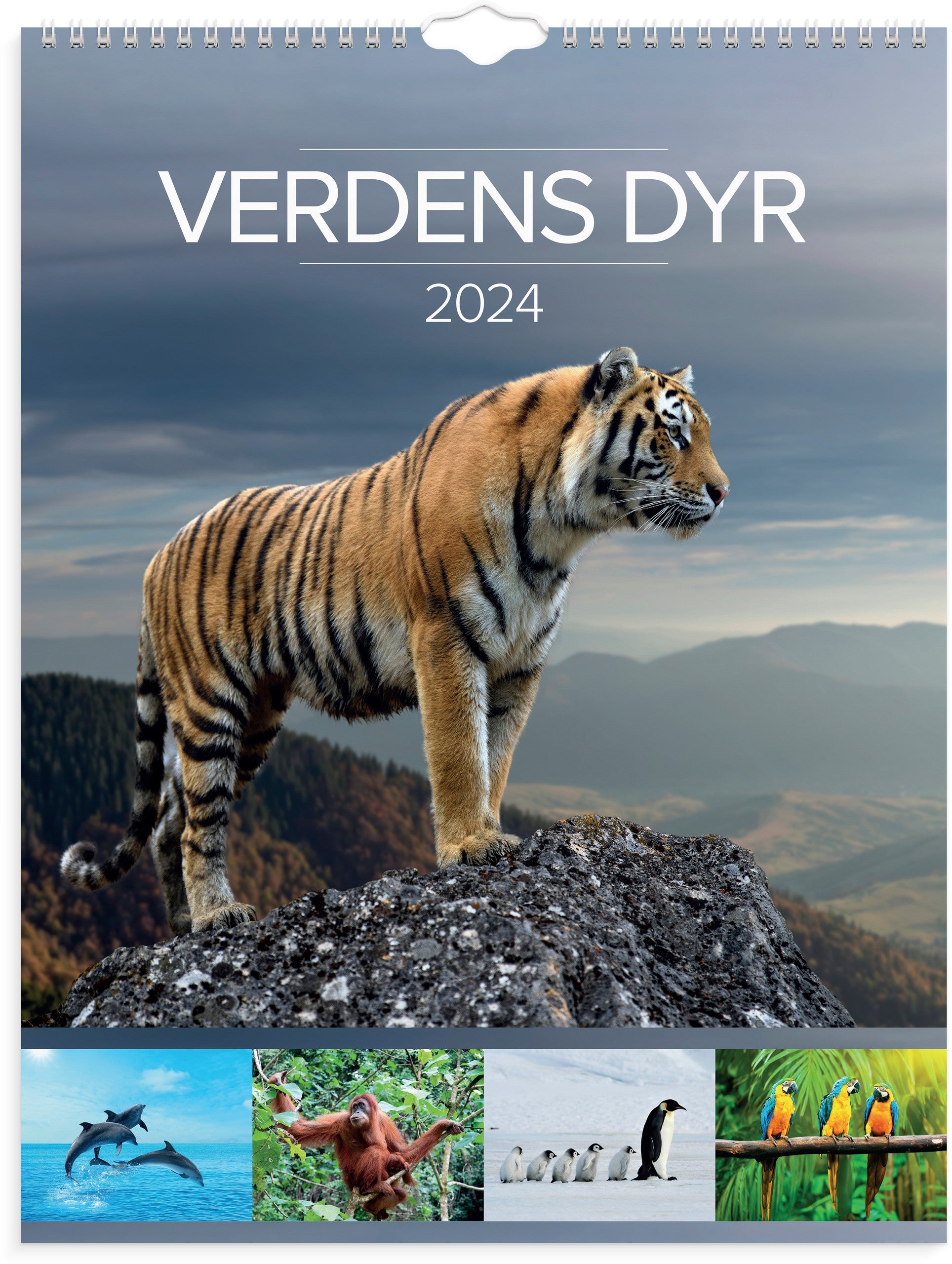 Vægkalender Verdens dyr 2024