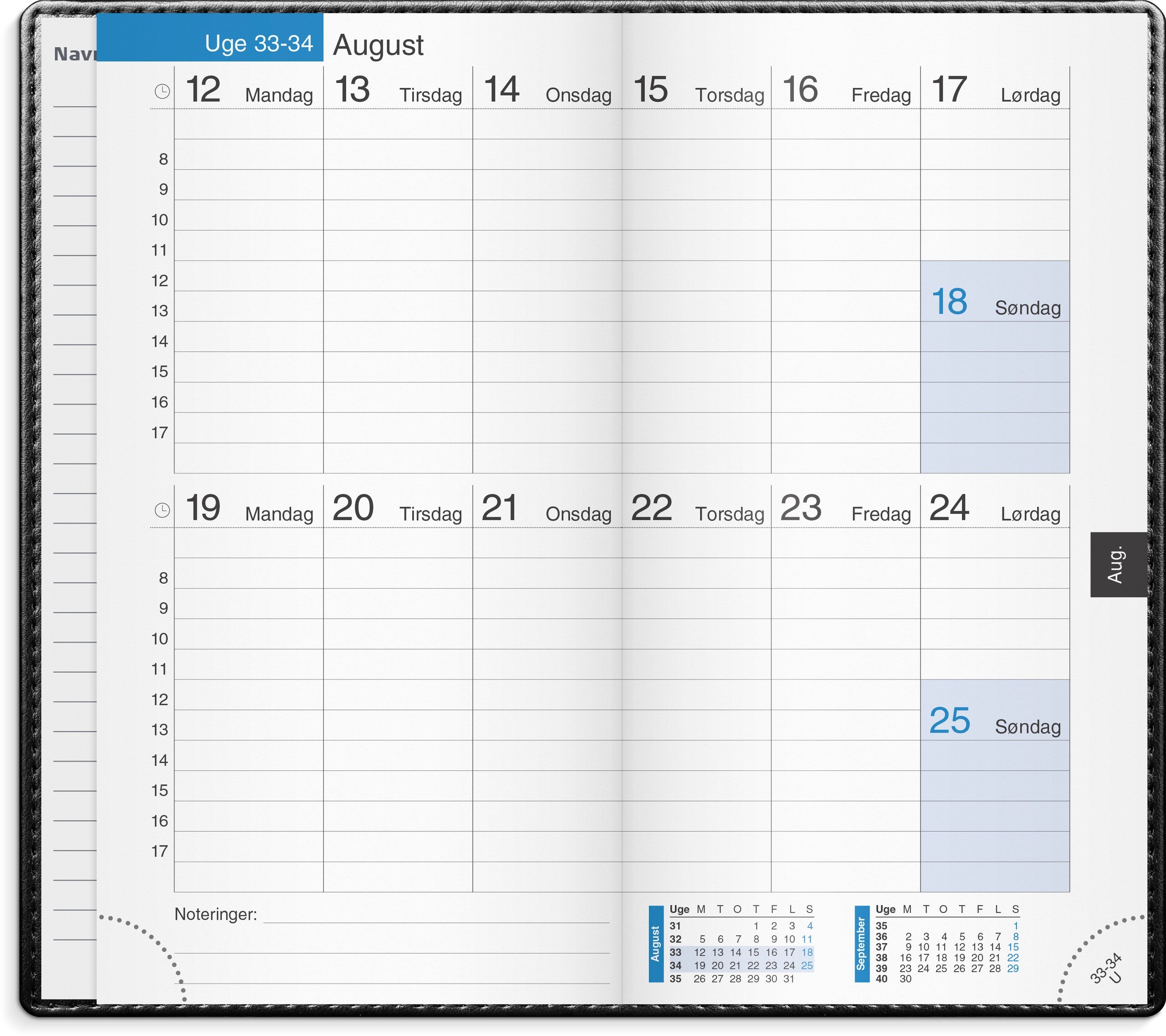 14 dages kalender sort kunstskind 2024