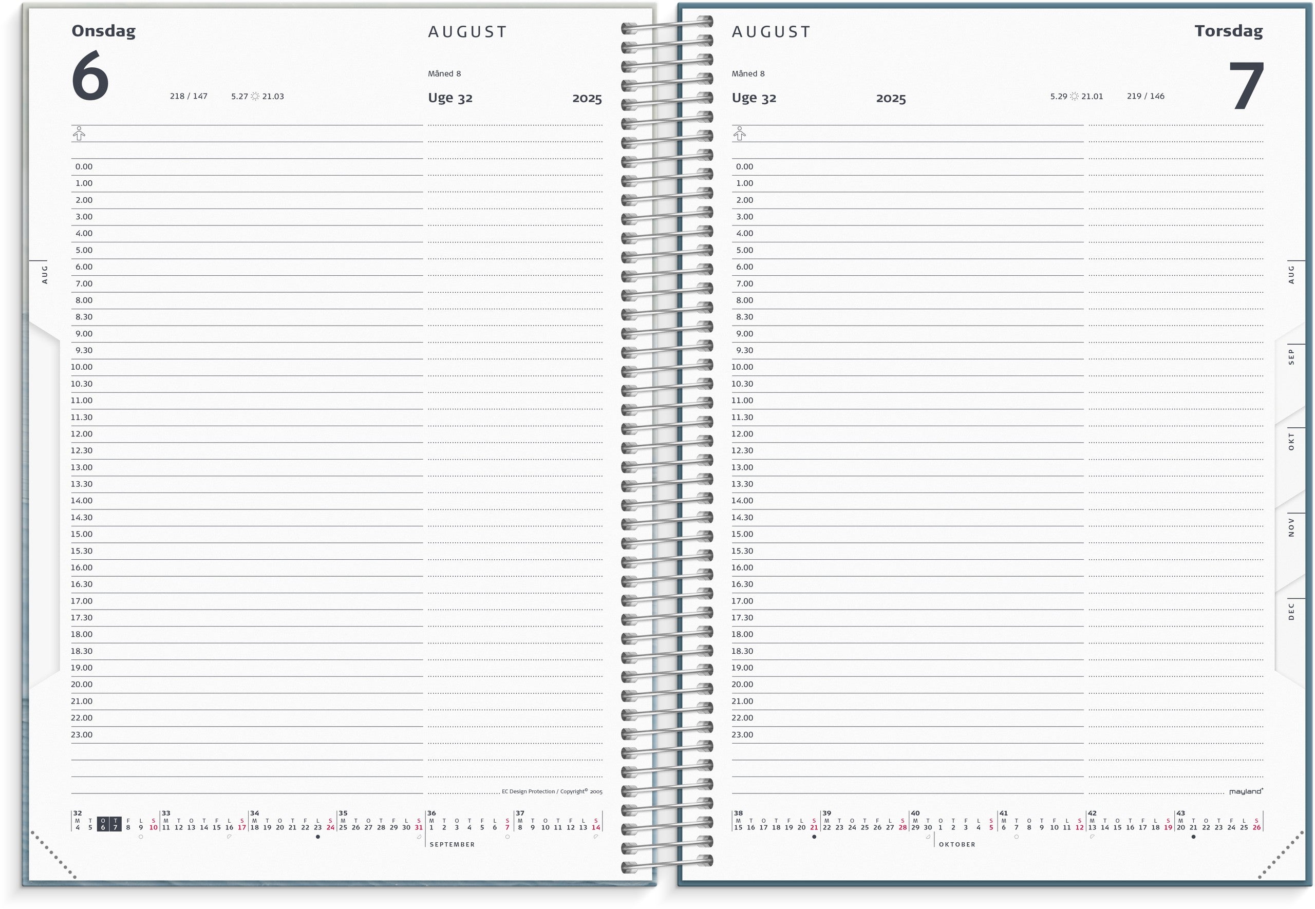 Timekalender trend soft touch 2025