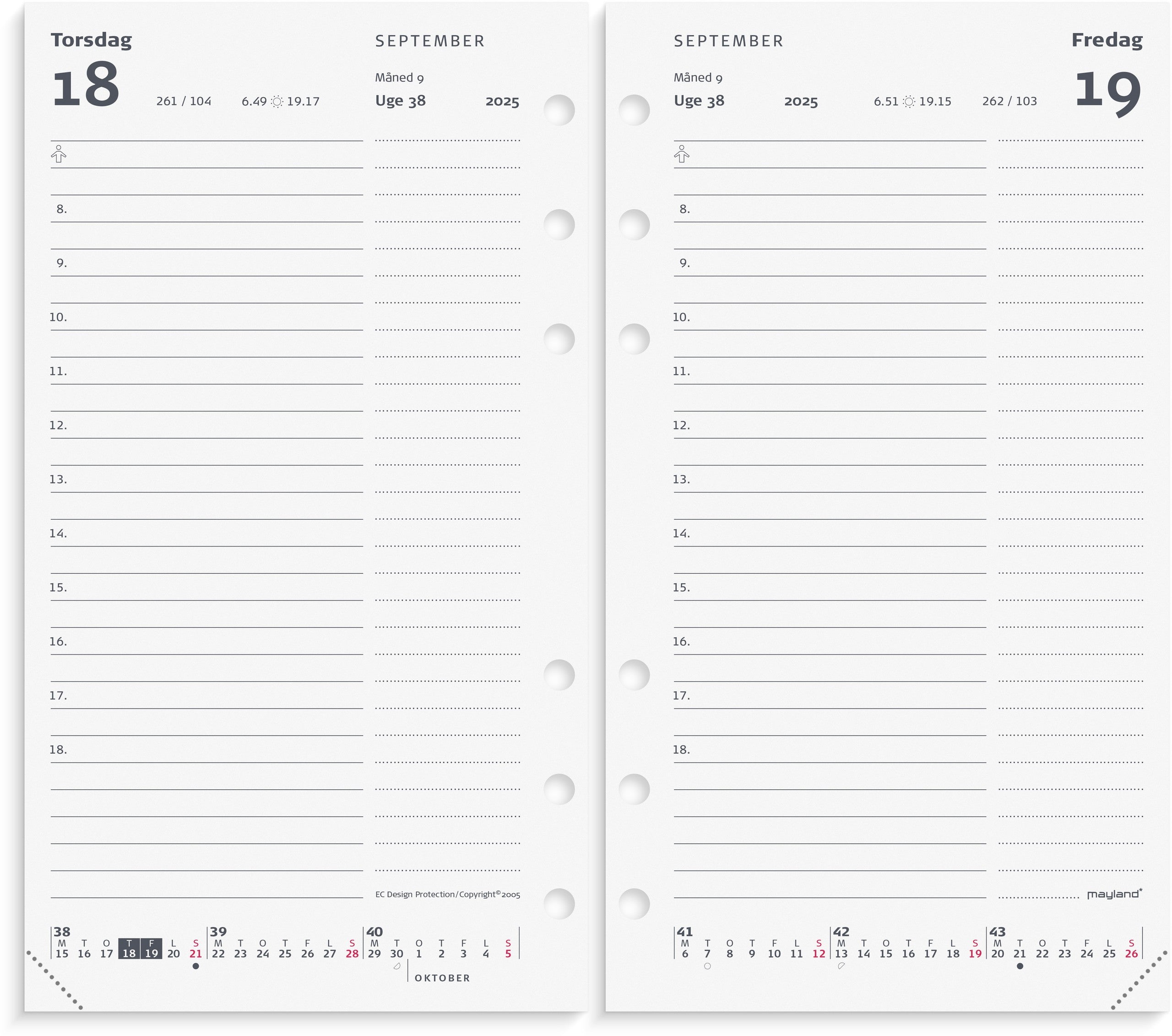 System PP dagkalender REFILL 2025