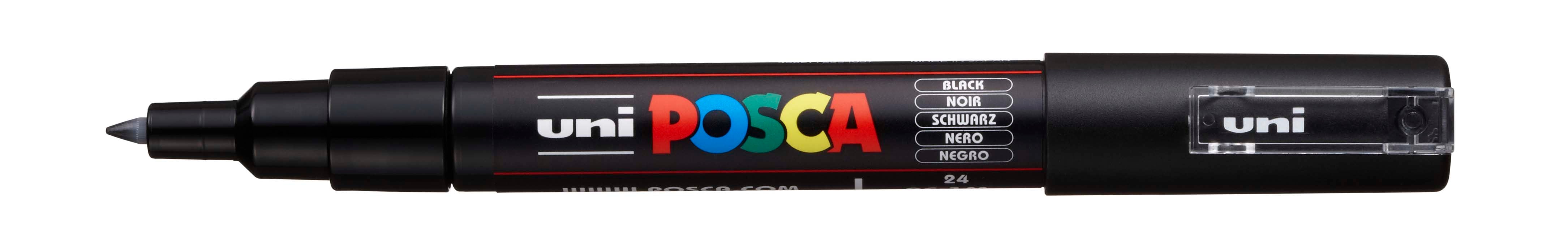 POSCA PC-1MC – Vandbaseret POSCA Tusch med Ekstra Fin Spids (0.7 mm)