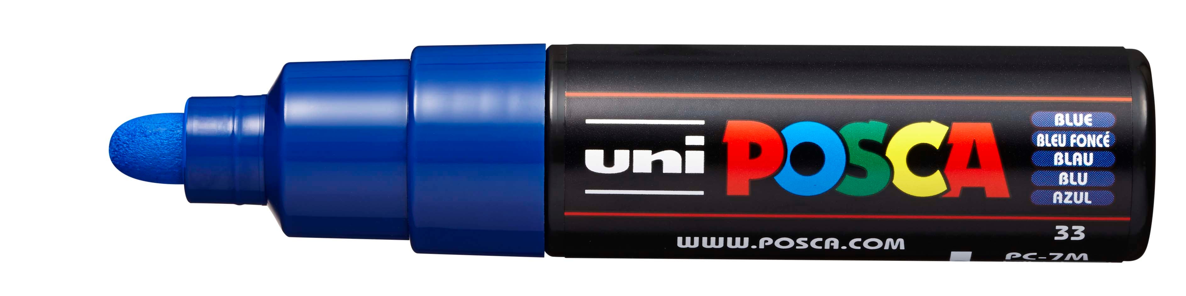 POSCA PC-7M – Vandbaseret POSCA Tusch med Bred Rund Spids (4.5–5.5 mm)