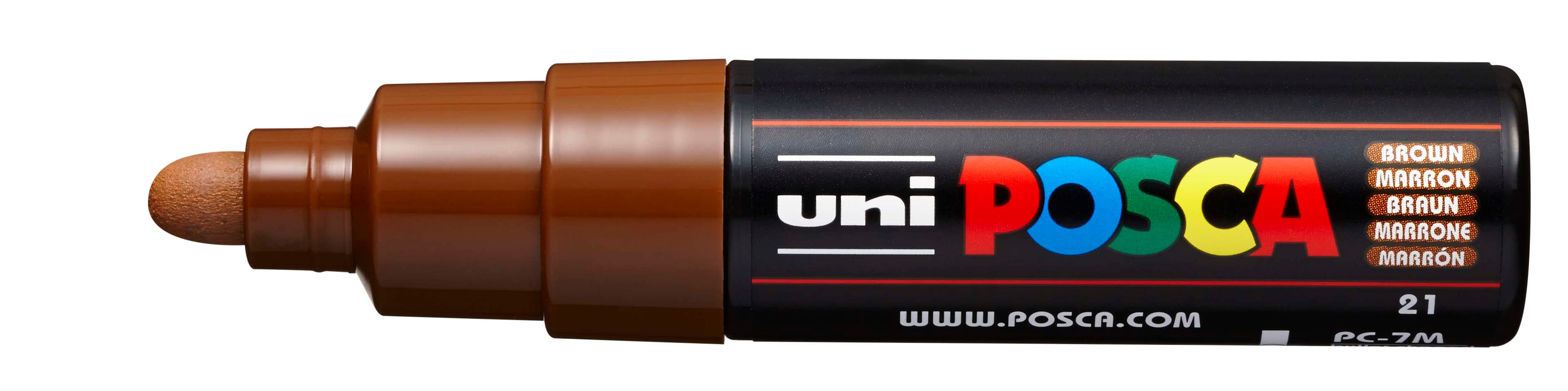POSCA PC-7M – Vandbaseret POSCA Tusch med Bred Rund Spids (4.5–5.5 mm)
