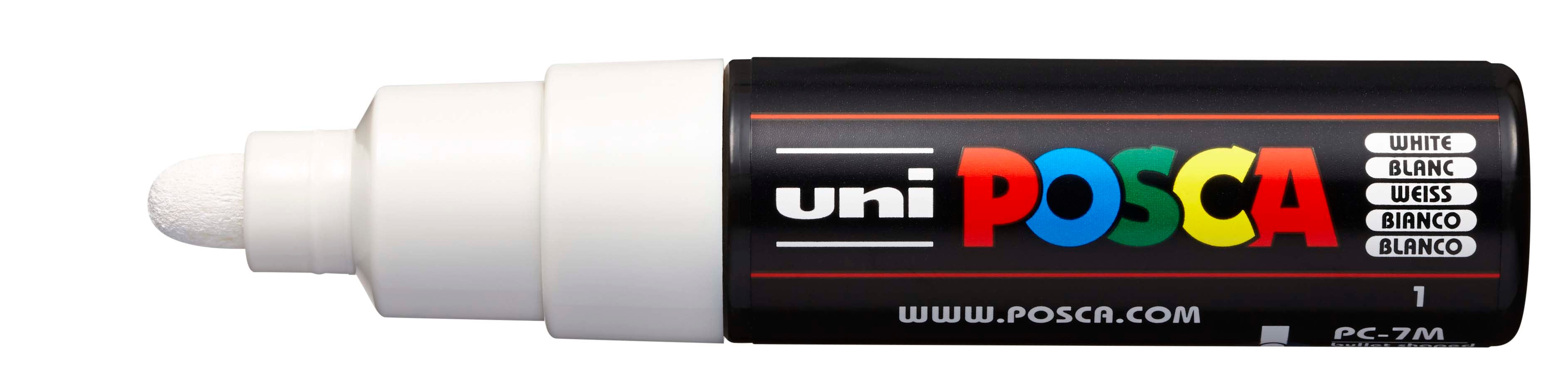 POSCA PC-7M – Vandbaseret POSCA Tusch med Bred Rund Spids (4.5–5.5 mm)