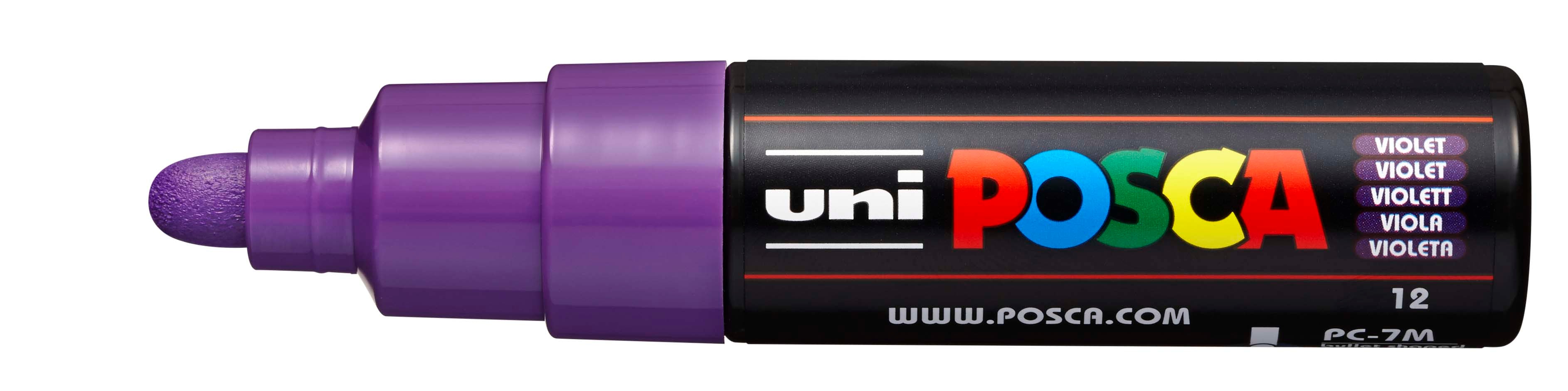 POSCA PC-7M – Vandbaseret POSCA Tusch med Bred Rund Spids (4.5–5.5 mm)
