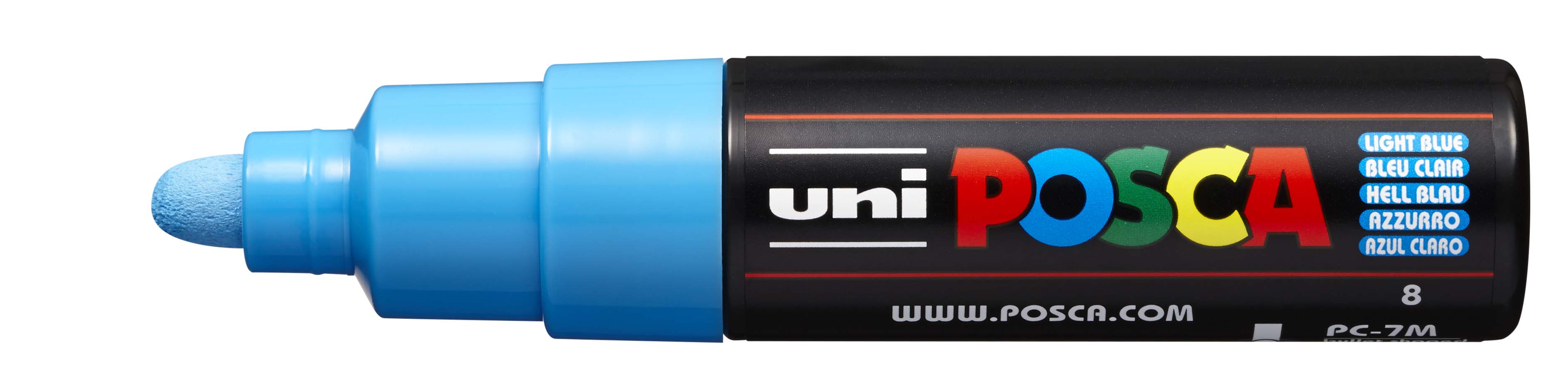 POSCA PC-7M – Vandbaseret POSCA Tusch med Bred Rund Spids (4.5–5.5 mm)