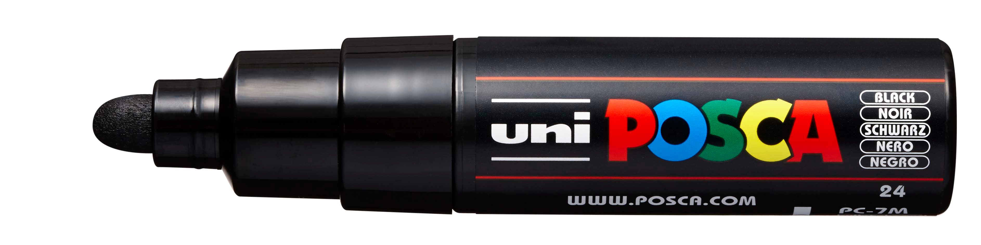 POSCA PC-7M – Vandbaseret POSCA Tusch med Bred Rund Spids (4.5–5.5 mm)