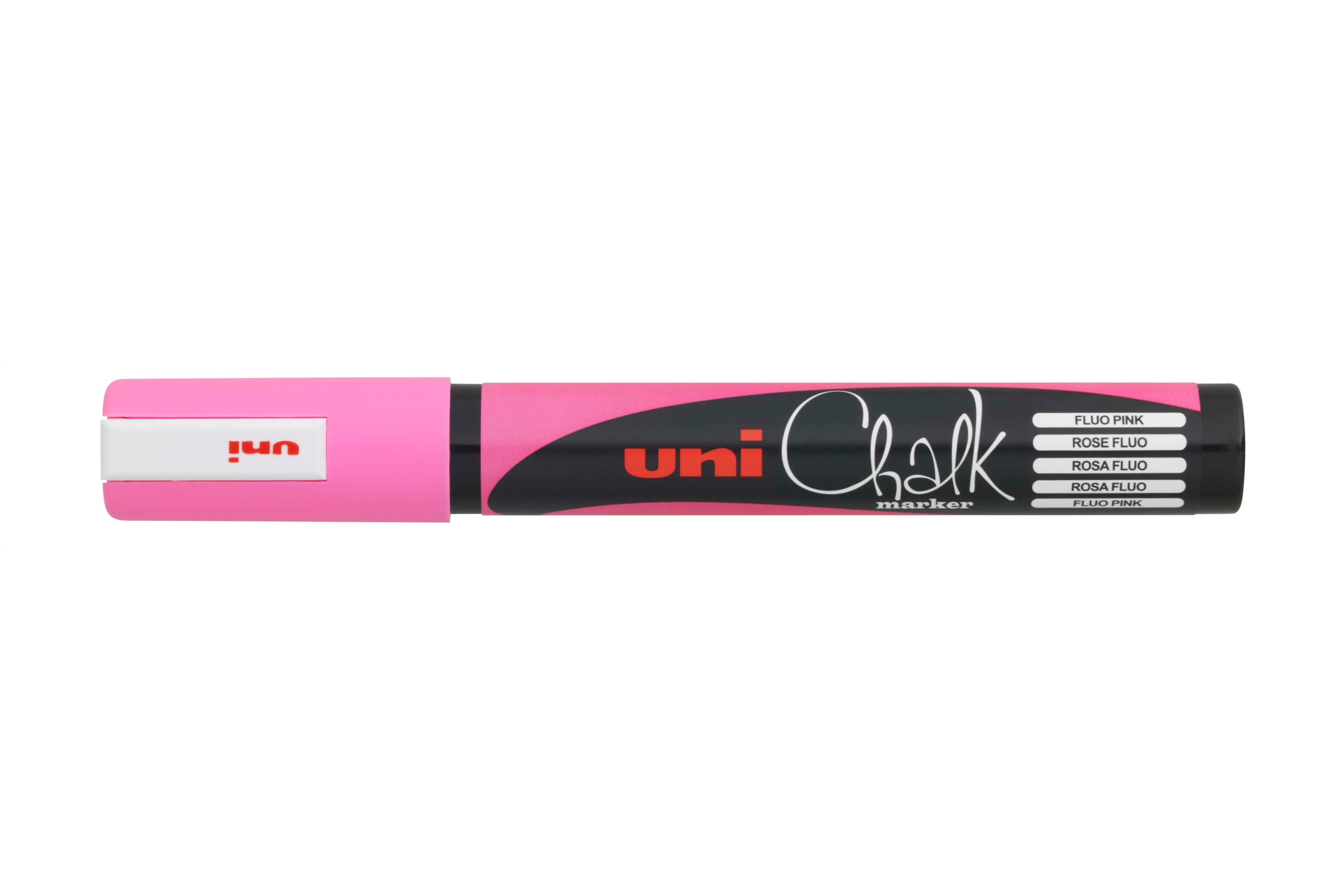 Uni Chalk Marker 5M – Vandfast Kridttusch (1,8–2,5 mm) til Tavler, Vinduer og Glas