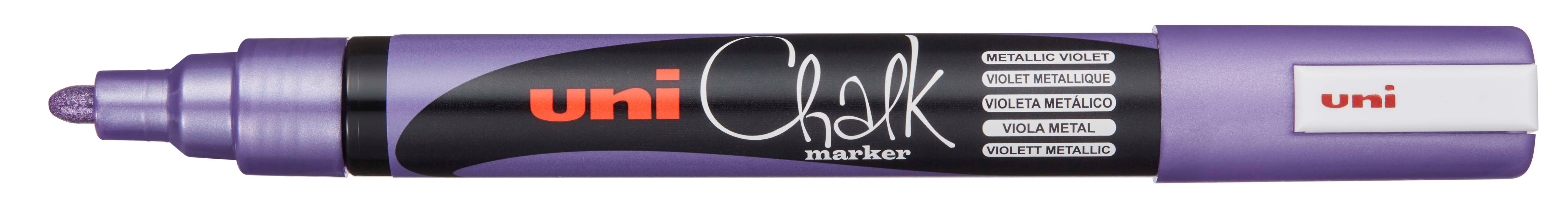 Uni Chalk Marker 5M – Vandfast Kridttusch (1,8–2,5 mm) til Tavler, Vinduer og Glas