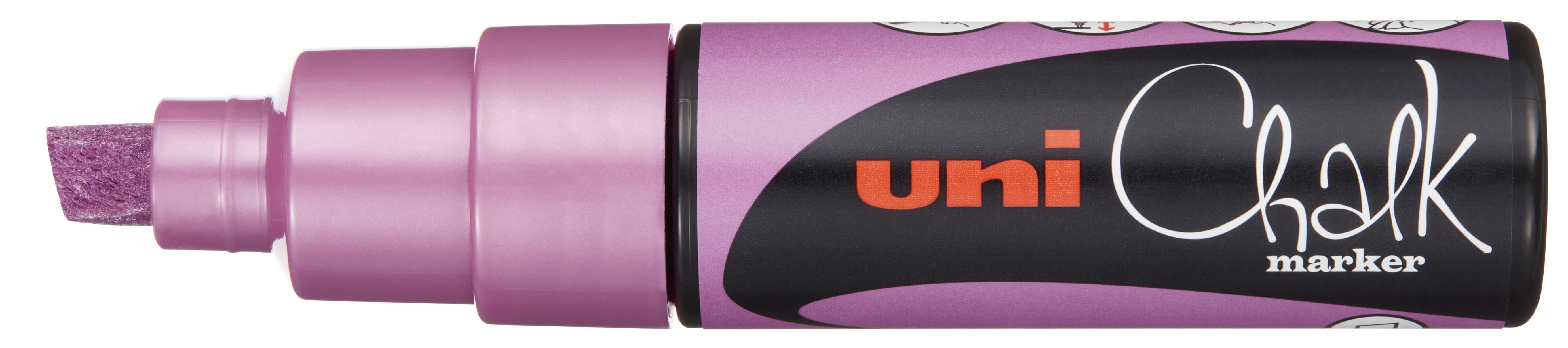 Uni Chalk Marker 8K – Vandfast Kridttusch (8 mm) til Tavler, Vinduer og Glas
