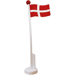 Bordflag af træ