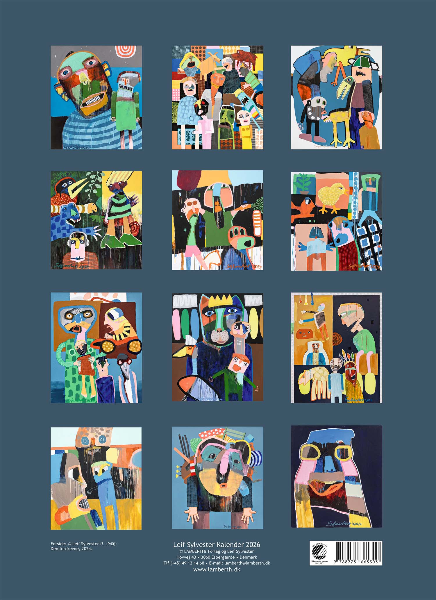 Leif Sylvester kalender 2026