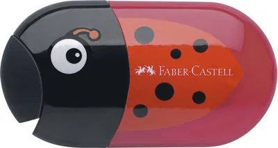 Faber-Castell - Blyantspidser med Viskelæder (Flere farver)