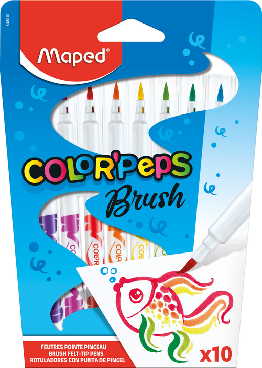 Maped Color'Peps Tusser Brush x10