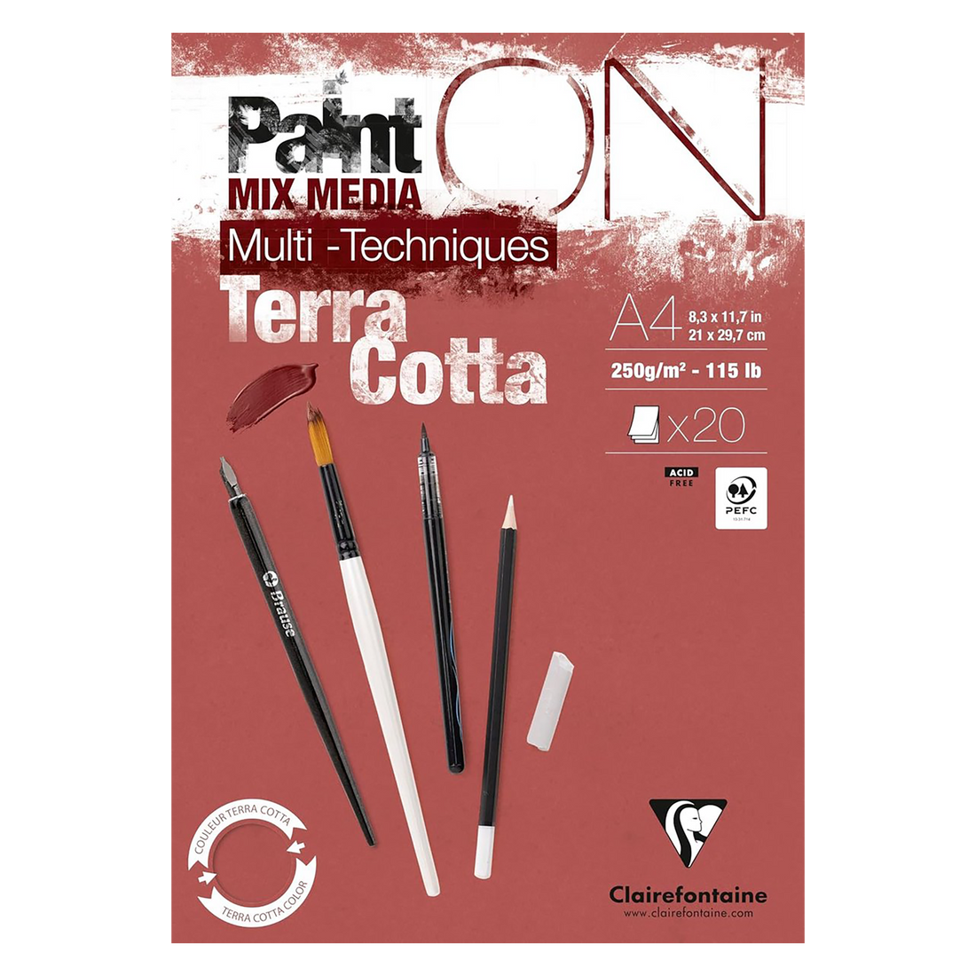 Clairefontaine PAINT-ON TERRACOTTA A4