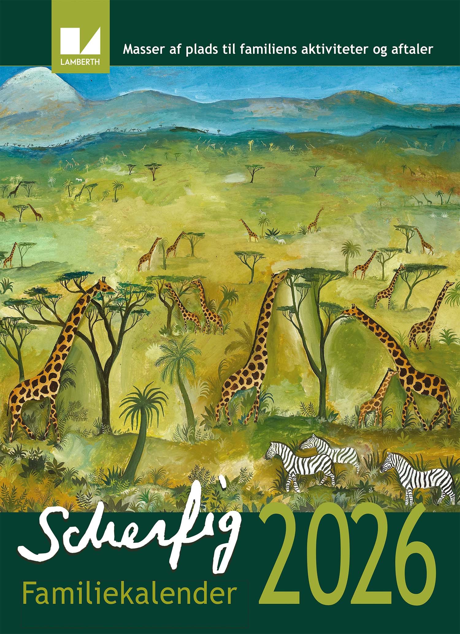Hans Scherfig familiekalender 2026