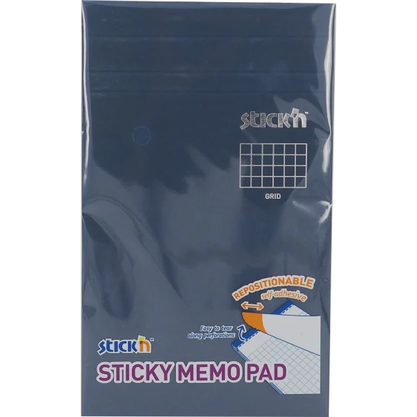 Sticky Memo 190x114 50 Blad Kvardrede Hvid