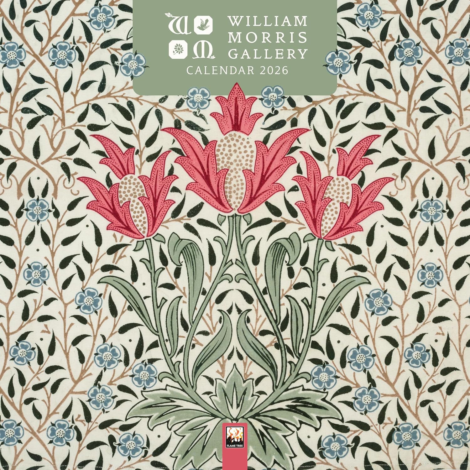 Vægkalender 2026 William Morris