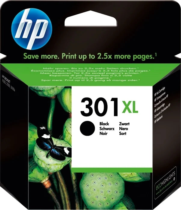 Black Inkjet Cartridge HP 301XL