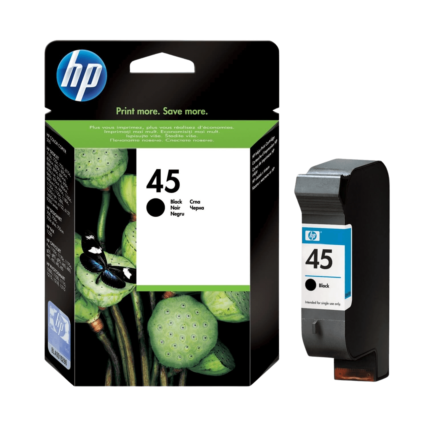 Black Inkjet Cartridge HP 45