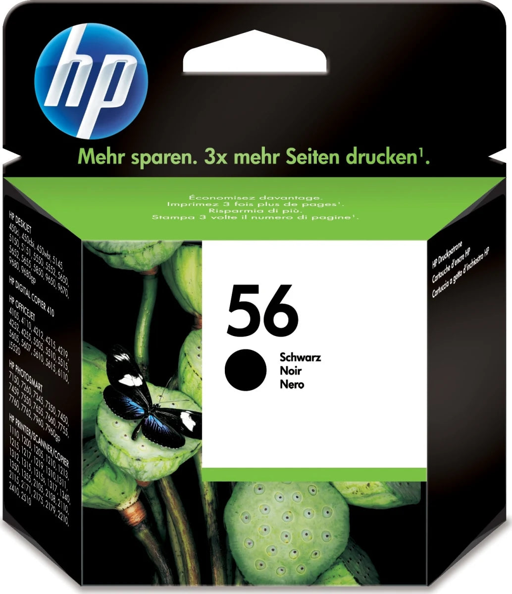 Black Inkjet Cartridge HP 56