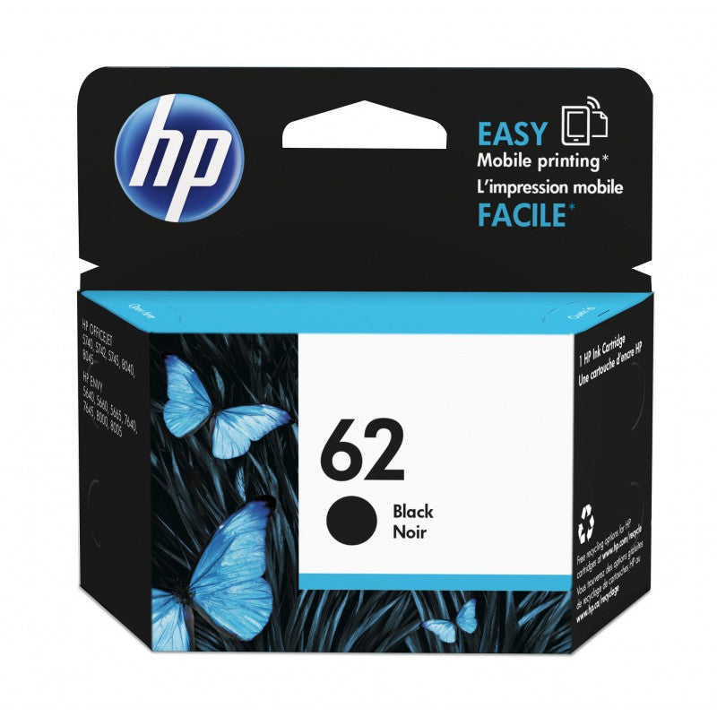 Black Inkjet Cartridge HP 62