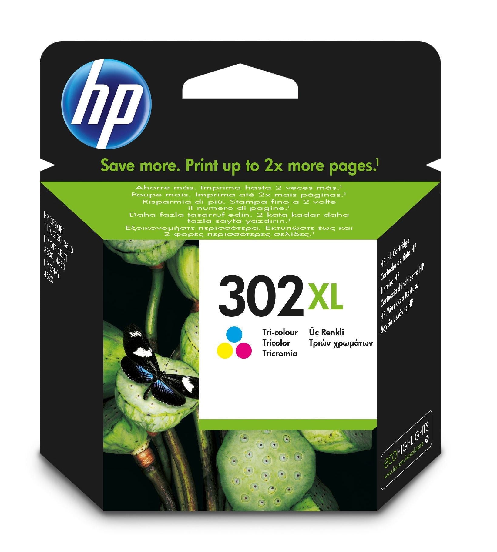 Colour Inkjet Cartridge HP 302XL