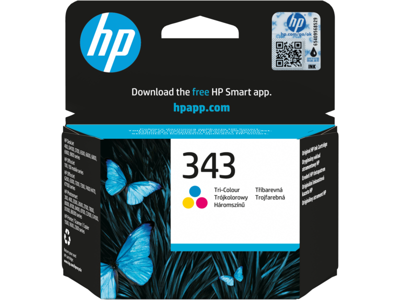 Black Inkjet Cartridge HP 343