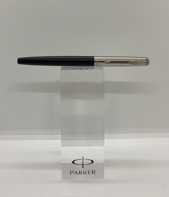 Parker fyldepen - sort og sølv