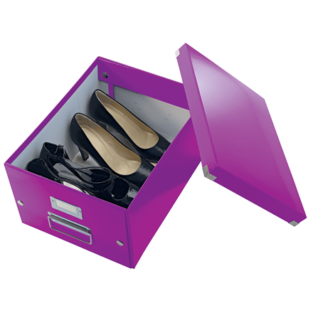 Leitz arkivboks Click & Store A4 lilla