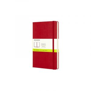 Moleskine Classic Hard Blank Large Rød