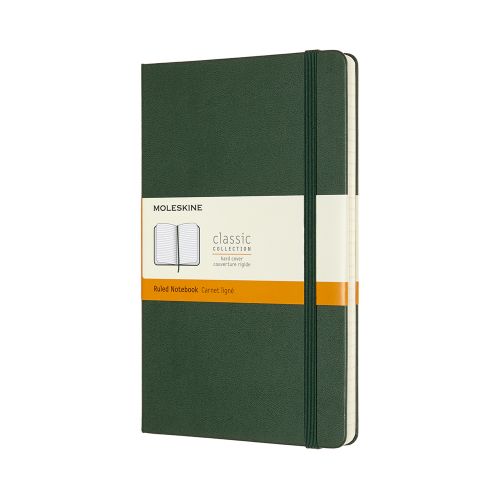 Moleskine Classic Hard Linjeret Large Myrtle Green