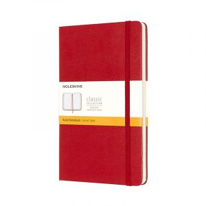 Moleskine Classic Hard Linjerad Large Rød