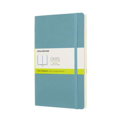 Moleskine Classic Soft Blank Large Reef Blue