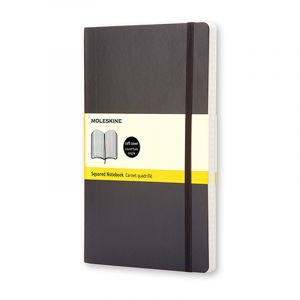 Moleskine Classic Soft Kvadreret A4 Svart