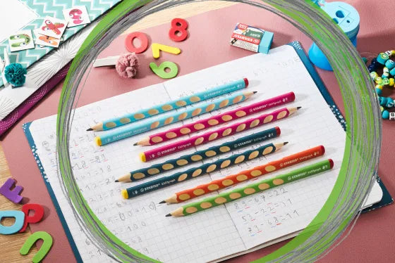 STABILO EASYgraph – Ergonomisk Grafitblyant HB – Til Højre- og Venstrehåndede