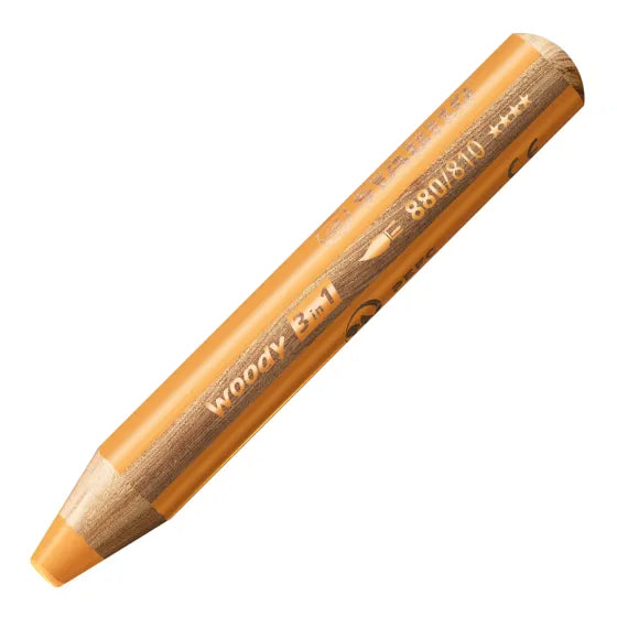 STABILO Woody 3-in-1 – Farveblyant, Voksfarve & Akvarel – 24 Farver