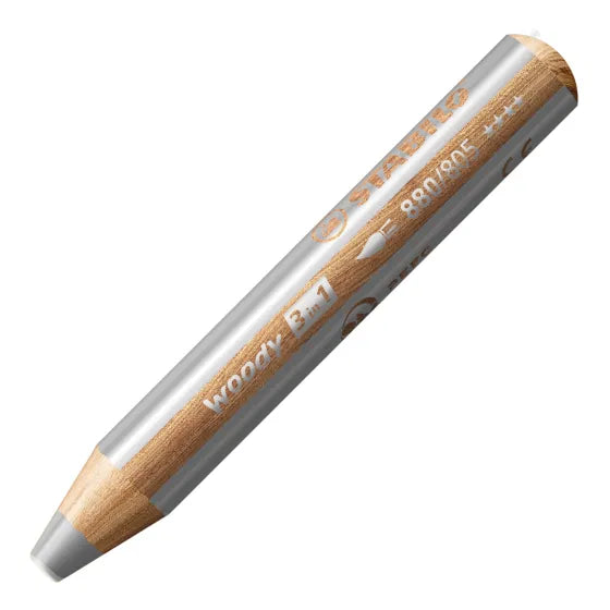 STABILO Woody 3-in-1 – Farveblyant, Voksfarve & Akvarel – 24 Farver
