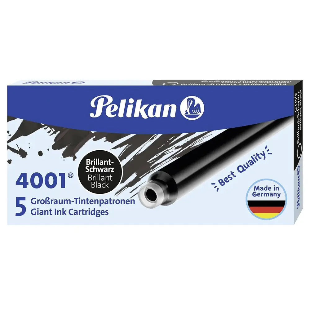 Pelikan - blæk patron til fyldepen Sort 5 stk