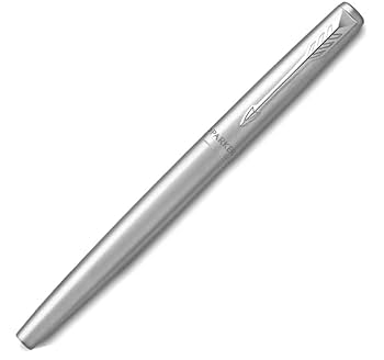 Parker Fyldepen Mat Sølv med sort tip