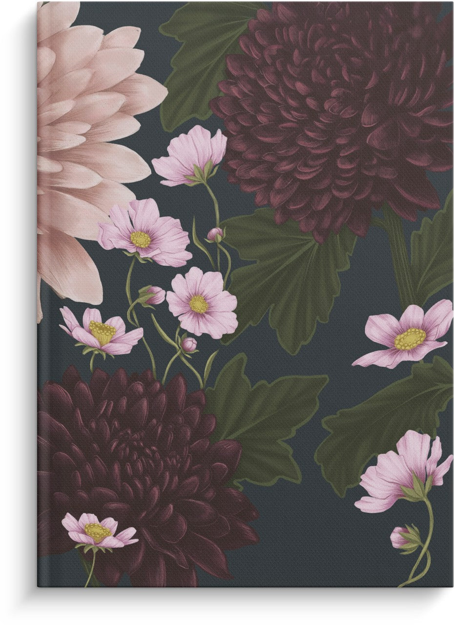 Burde - Notebook lined A5 Garden Dreams Dahlia