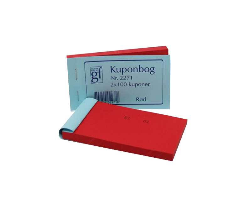 Kuponbog Rød
